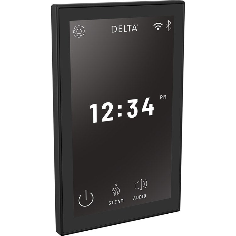 Display Interface Steamscape Matte Black Temperature Range 50 DEG F to 125 DEG F for Steam Room 3-5/8 Inch - Image 2