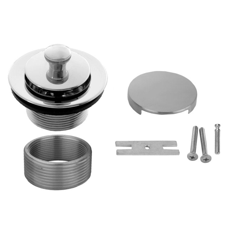 Drain Strainer Lift & Turn Tub with No Hole Faceplate Caramel Bronze Brass 3-1/4 Inch - Image 1