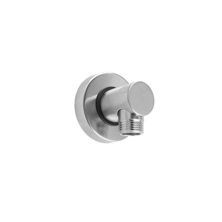 Supply Elbow Contemporary Water Satin Nickel Brass for Wall Bar or Handshower Holder - Image 1