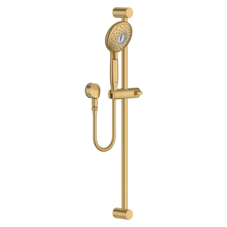 Handshower Set Spectra 4 Function with Slidebar Brushed Cool Sunrise Drench/Sensitive/Powerwash/Massage CALGreen/WaterSense/CEC 1.8 Gallons per Minute - Image 1