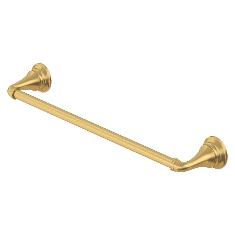 Towel Bar Delancey 18 Inch Single Brushed Cool Sunrise Metal/Brass - Image 1