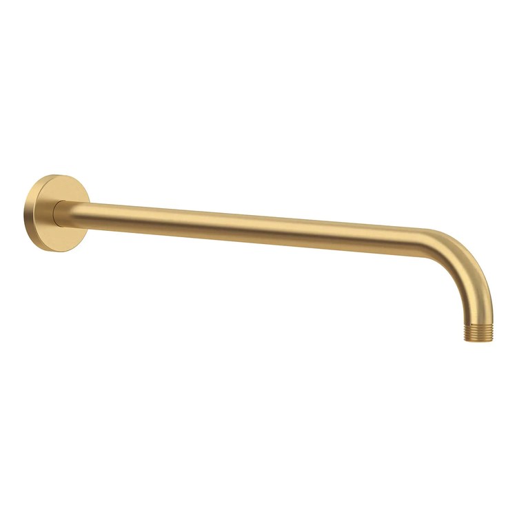 Shower Arm Universal Rain with Escutcheon Brushed Cool Sunrise 18 Inch Metal Wall Mount - Image 1
