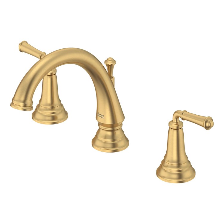 Roman Tub Trim Delancey 2 Lever Brushed Cool Sunrise ADA 8 to 12 Inch Spread 3 Hole 2.5 Gallons per Minute for Rough-In R900 - Image 1