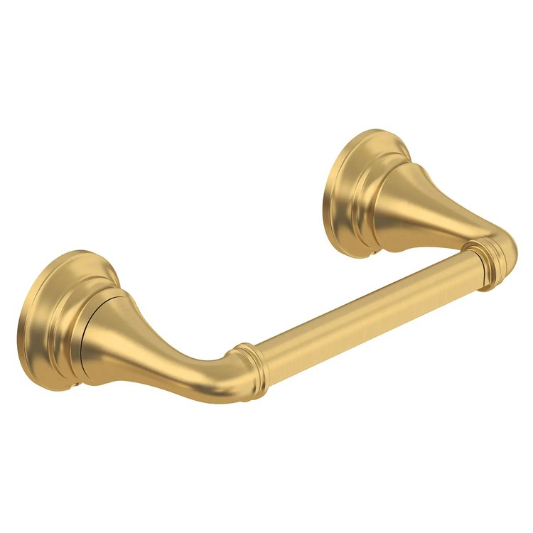 Toilet Paper Holder Delancey Pivoting Brushed Cool Sunrise Metal 3-7/8 Inch Concealed Mount - Image 1