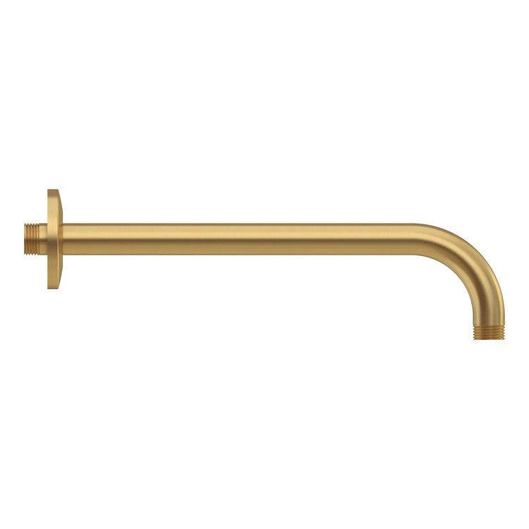 Shower Arm Rain with Escutcheon Brushed Cool Sunrise 12 Inch Metal Wall Mount - Image 1