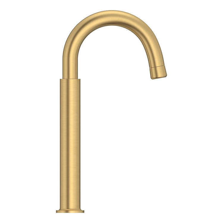 Bar Faucet Studio S 1 Lever ADA CALGreen/CEC Brushed Cool Sunrise Pull Down Gooseneck 360 DEG Swivel 1.5 Gallons per Minute - Image 1
