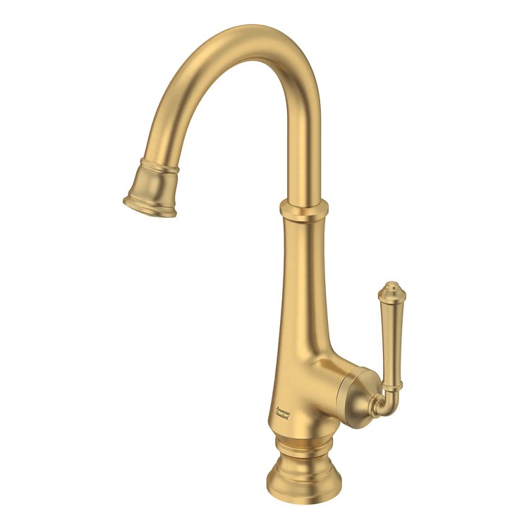 Bar Faucet Delancey 1 Lever ADA CALGreen/CEC Brushed Cool Sunrise Pull Down High Arc Swivel 1.5 Gallons per Minute - Image 2