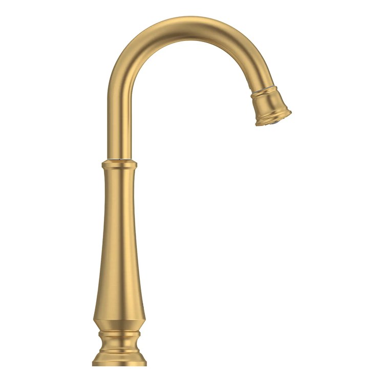 Bar Faucet Delancey 1 Lever ADA CALGreen/CEC Brushed Cool Sunrise Pull Down High Arc Swivel 1.5 Gallons per Minute - Image 1