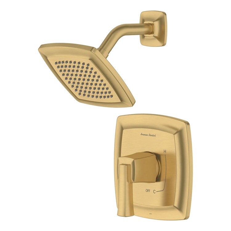 Shower Trim Townsend with Pressure Balance Cartridge 1 Lever Brushed Cool Sunrise CALGreen WaterSense CEC ADA 1.75 Gallons per Minute Water Saving for Flash Rough Valve Bodies RU101/102/107/107E/108/108E/109 and SS - Image 1