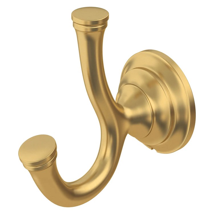 Robe Hook Delancey Double Brushed Cool Sunrise 4 Inch Concealed Mount Metal - Image 1