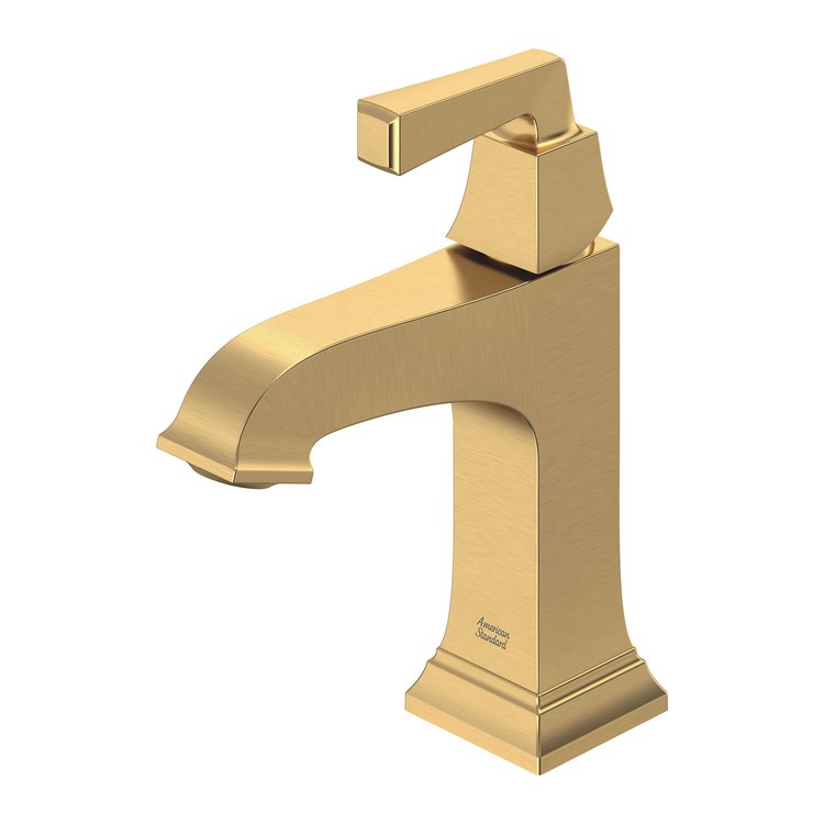 Lavatory Faucet Town Square S 1 Lever ADA Brushed Cool Sunrise 1.2 Gallons per Minute Push Pop-Up - Image 1