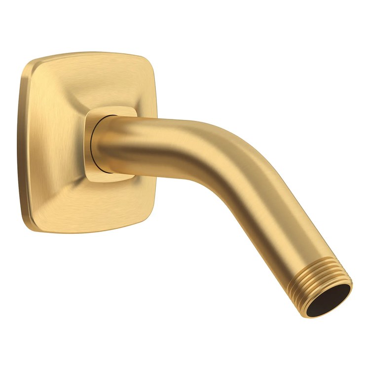Shower Arm Townsend with Flange Brushed Cool Sunrise 5-1/2 Inch 1/2 IN NPT Metal Wall Mount - Image 1