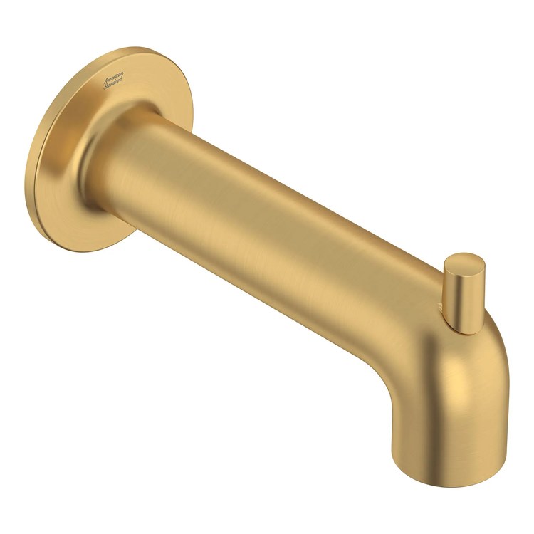 Tub Spout Studio S Pull Up Diverter Brushed Cool Sunrise 6 Inch Metal 1/2 Inch IPS CEC - Image 1