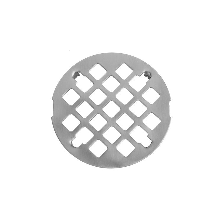 Drain Plate Snap in Shower 3-1/4 Inch Polished Nickel Brass Depth 1/4 Inch - Image 1