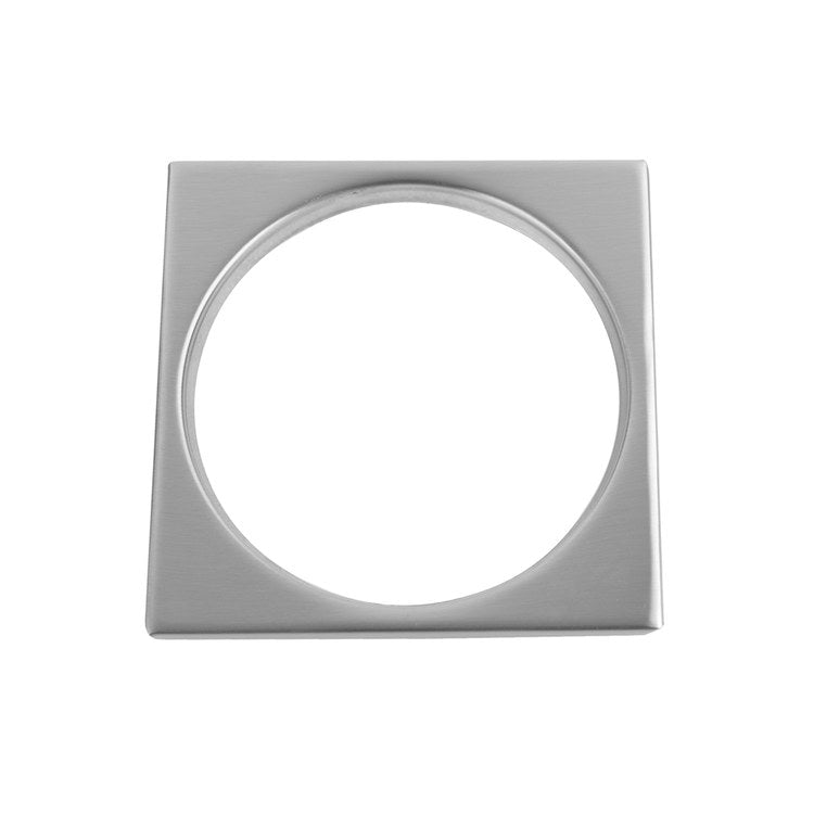 Drain Plate Square Tile Flange Shower 4-1/4 x 4-1/4 Inch Oil Rubbed Bronze Brass Depth 1/4 Inch - Image 1