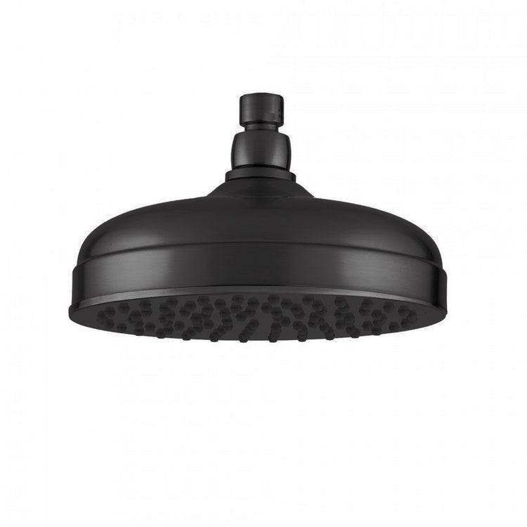 Showerhead Rain Machine 1 Functions Extra Velocity Matte Black 8 Inch 1.75 Gallons per Minute - Image 1