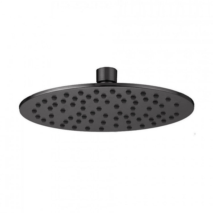 Showerhead Rain Machine 1 Functions Extra Velocity Traditional Matte Black 8 Inch 1.75 Gallons per Minute - Image 1