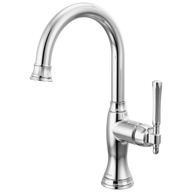 Bar Faucet Tulham 1 Lever ADA Polished Chrome 360 DEG Swivel 1.8 Gallons per Minute - Image 1