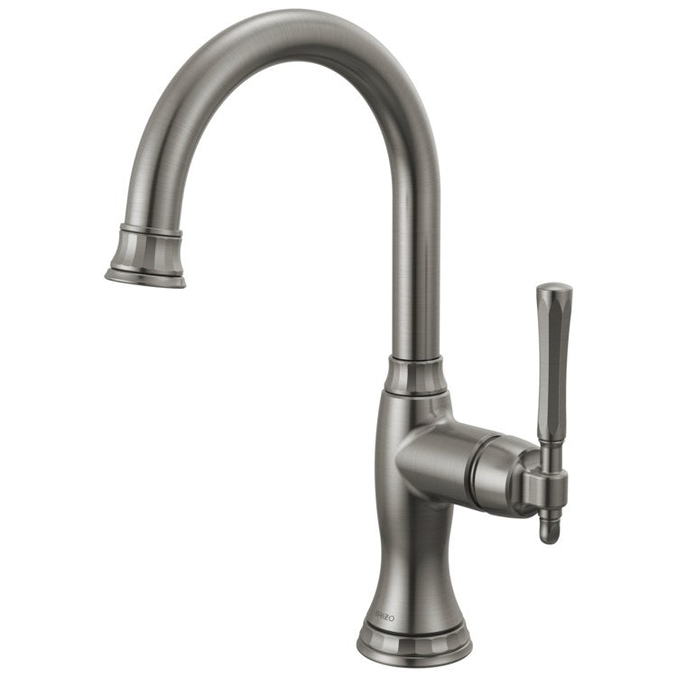 Bar Faucet Tulham 1 Lever ADA Brilliance Luxe Steel 360 DEG Swivel 1.8 Gallons per Minute - Image 1