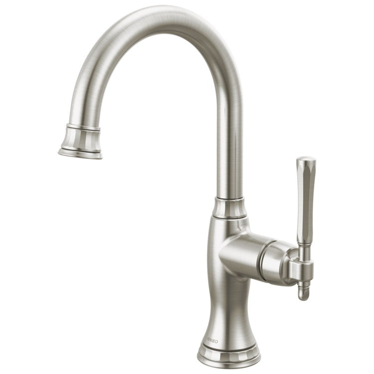 Bar Faucet Tulham 1 Lever ADA Brilliance Stainless 360 DEG Swivel 1.8 Gallons per Minute - Image 1