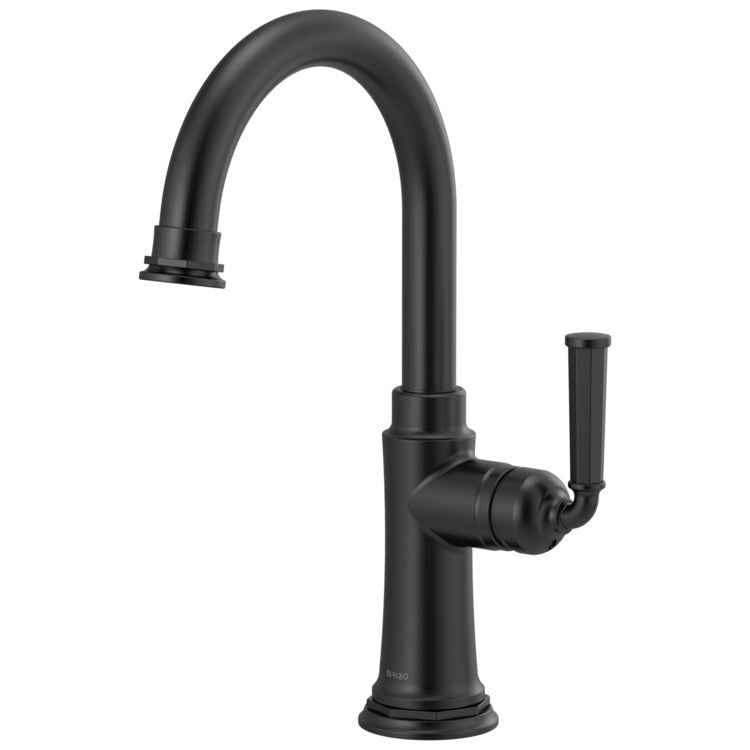 Bar Faucet Rook 1 Lever ADA Matte Black 360 DEG Swivel 1.8 Gallons per Minute - Image 1