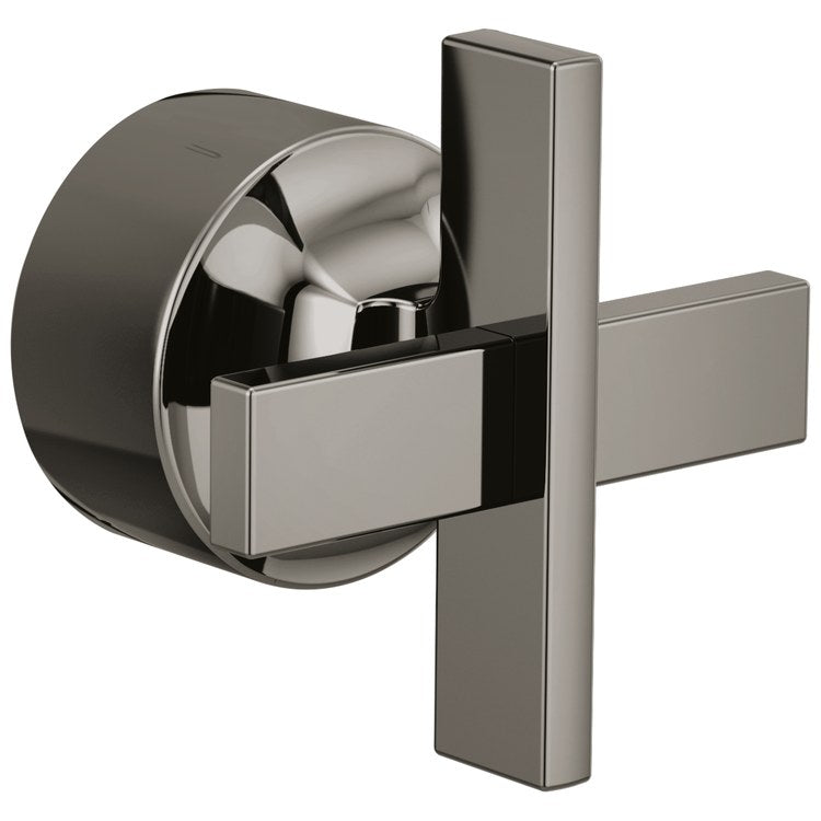 Handle Kit Levoir Zinc 1 Cross Brilliance Black Onyx ADA for Pressure Balance Trim 2-3/4 Inch - Image 1