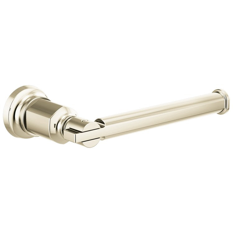 Toilet Paper Holder Invari Brilliance Polished Nickel Zinc 7 Inch 3-11/16 Inch Wall Mount - Image 1