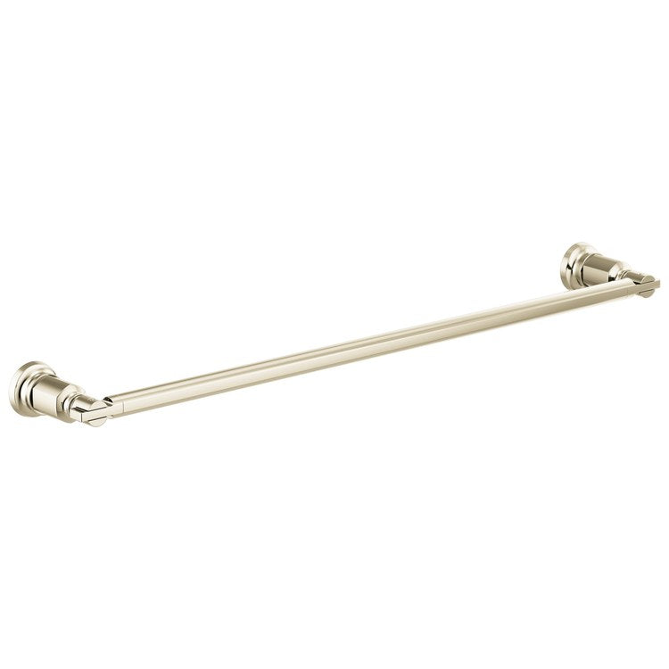 Towel Bar Invari 24 Inch Single Brilliance Polished Nickel Zinc 3-9/16 Inch Wall Mount - Image 1
