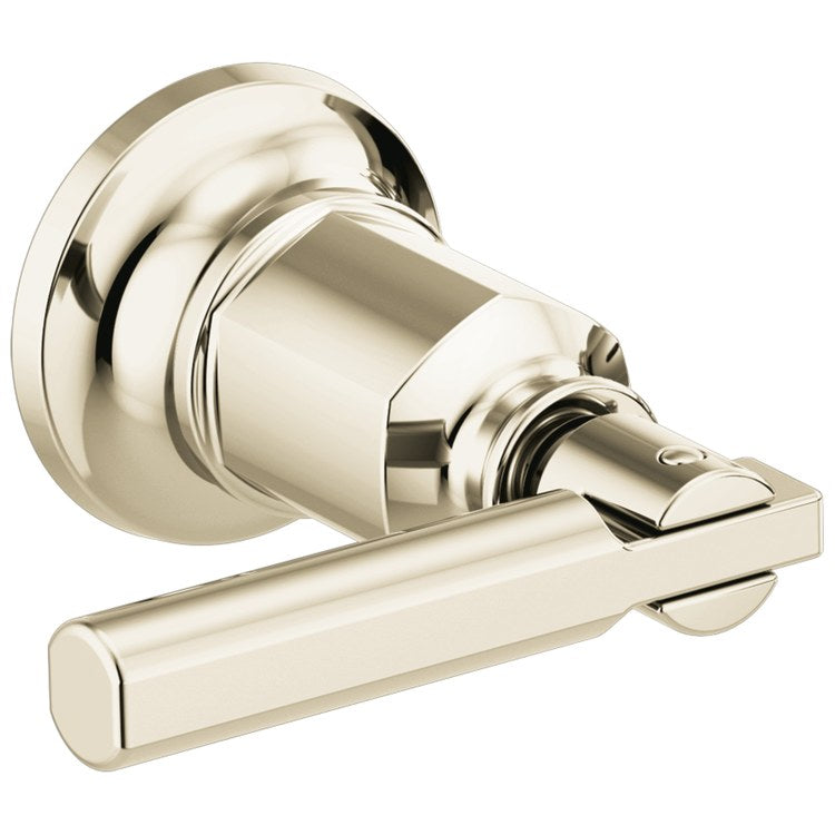Handle Kit Invari Zinc 2 Lever Brilliance Polished Nickel for Wall Mount Tub Filler 2-5/8 Inch - Image 1