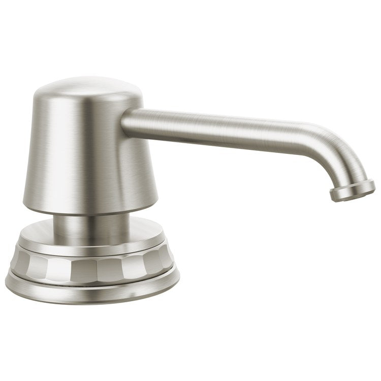 Soap Dispenser Tulham Brilliance Stainless Deck Mount Plastic Metal with Lotion Pump 15 Ounce - Image 1