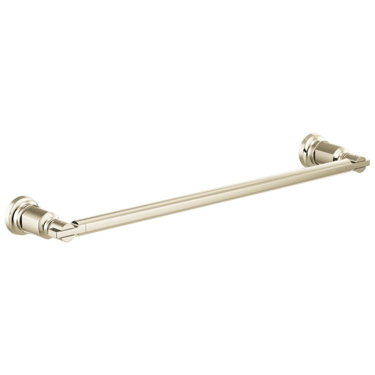 Towel Bar Invari 18 Inch Brilliance Polished Nickel Metal 3-9/16 Inch Wall Mount - Image 1