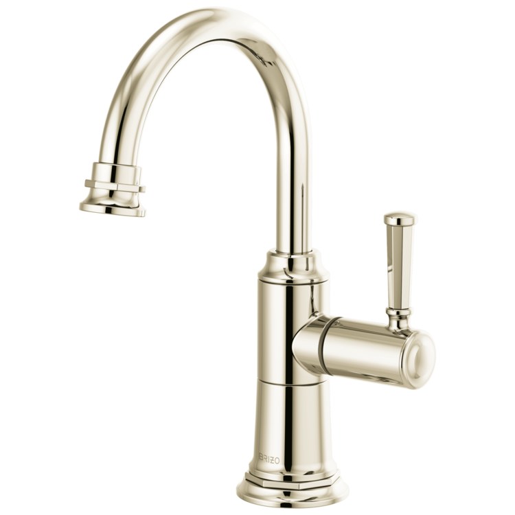 Beverage Faucet Rook Instant Hot 1 Lever ADA Brilliance Polished Nickel 360 DEG Swivel 1 Hole 1.0 Gallons per Minute - Image 1