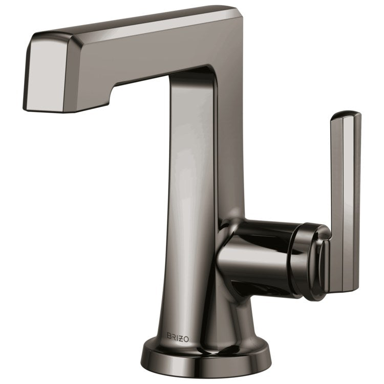 Lavatory Faucet Levoir 1 Lever ADA WaterSense Brilliance Black Onyx 1.5 Gallons per Minute Rigid Metal Pop-Up 1 Hole - Image 1