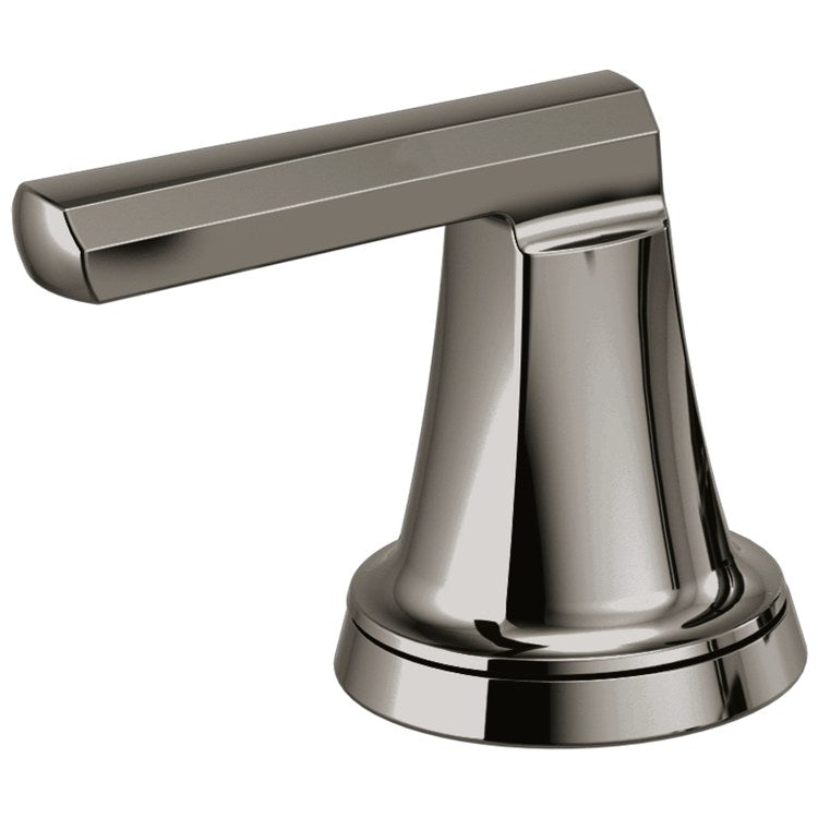 Handle Kit Levoir Zinc 2 Lever Brilliance Black Onyx ADA for Bidet 3-3/4 Inch - Image 1