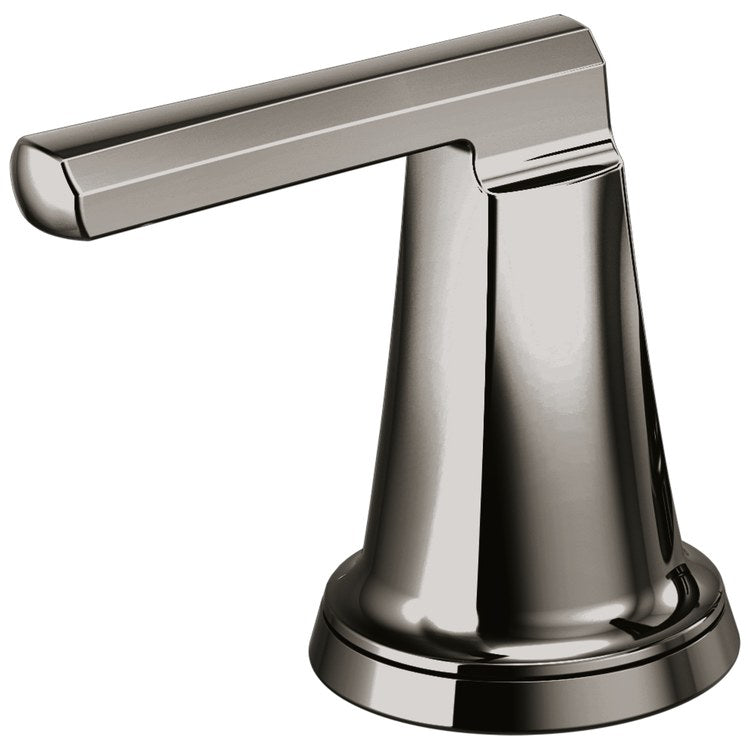 Handle Kit Levoir Zinc 2 High Lever Brilliance Black Onyx WaterSense ADA for Widespread Lavatory 3-3/4 Inch - Image 1