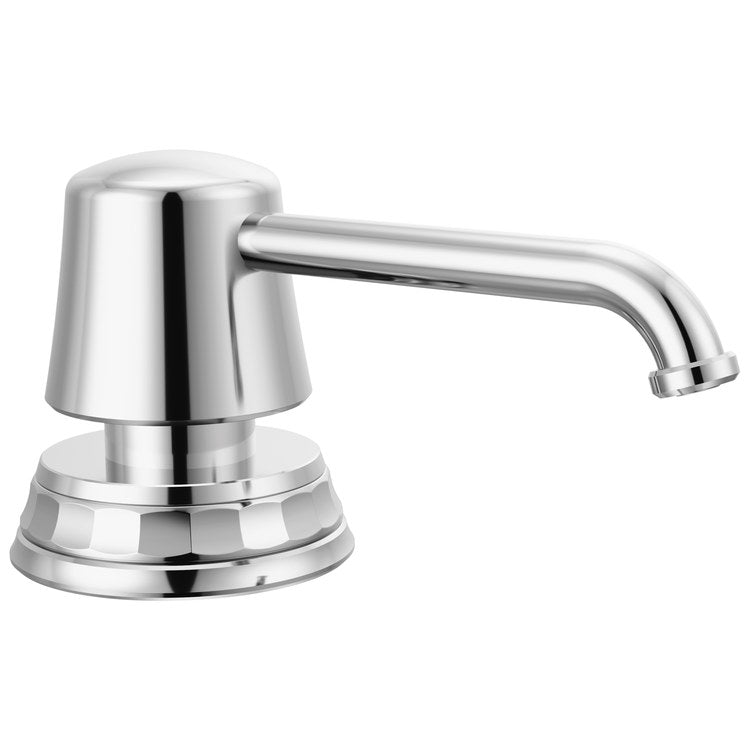 Soap Dispenser Tulham Polished Chrome Deck Mount Plastic Metal with Lotion Pump 15 Ounce - Image 1