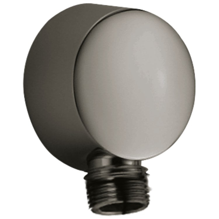 Wall Elbow Essential Handshower with Gasket Brilliance Black Onyx Brass for Handshower 2 Inch - Image 1