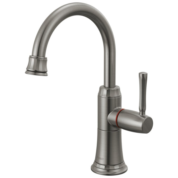Beverage Faucet Tulham Instant Hot 1 Lever ADA Brilliance Luxe Steel Arc 360 DEG Swivel 1 Hole 1.0 Gallons per Minute - Image 1