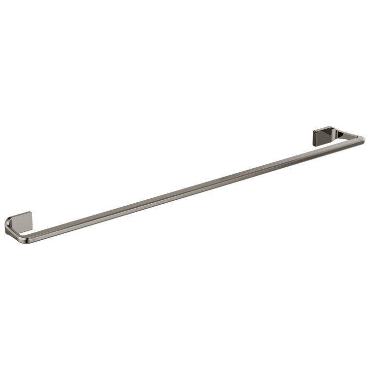 Towel Bar Levoir 30 Inch Single Brilliance Black Onyx Metal 3-7/16 Inch Wall Mount