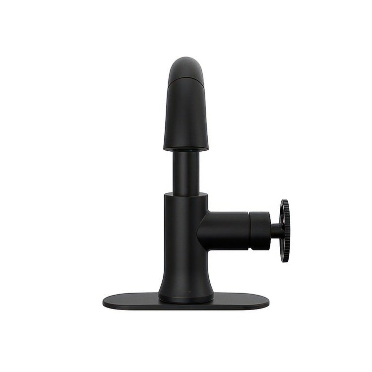 Lavatory Faucet Trinsic 1 Wheel WaterSense/CALGreen Matte Black 1.2 Gallons per Minute Deck Fixed Metal Pop-Up 1/3 Hole MagnaTite Docking - Image 2