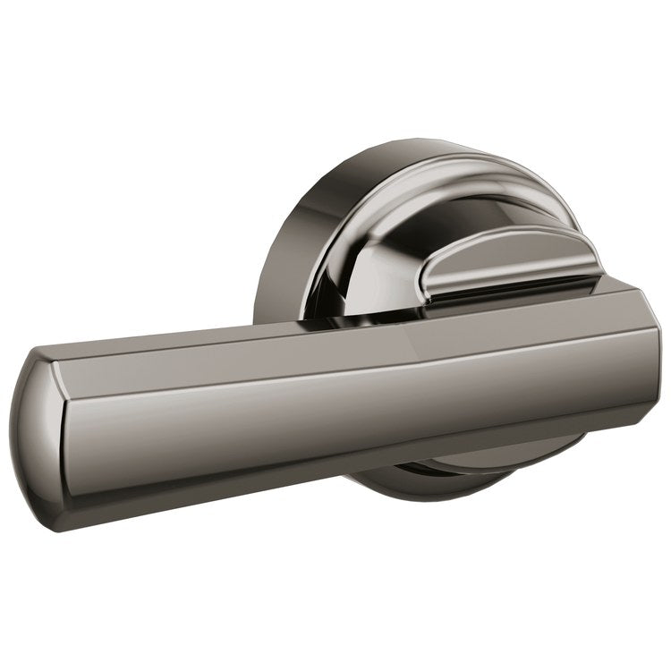 Flush Lever Levoir Universal Brilliance Black Onyx Metal 4-13/16 Inch - Image 1