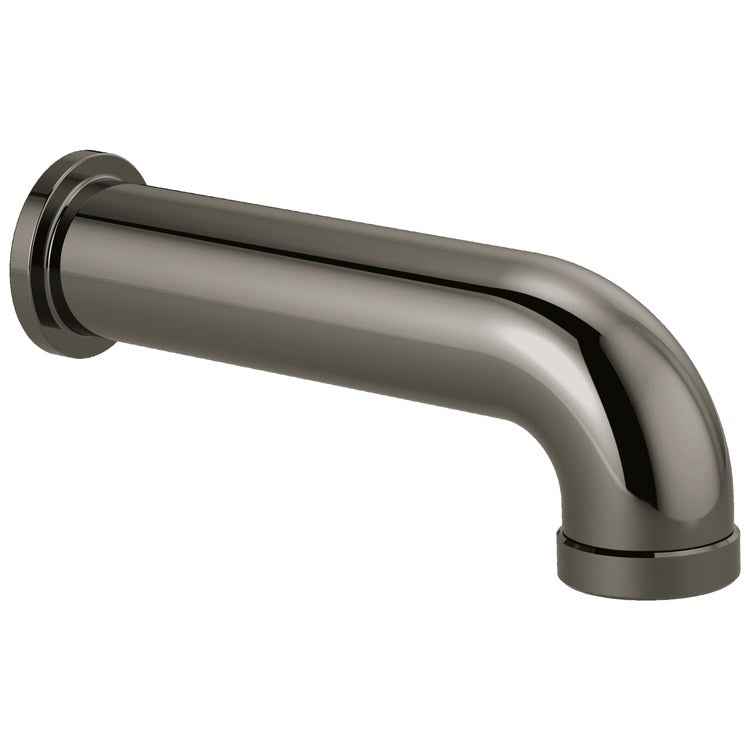 Tub Spout Universal Showering Round Pull Down Diverter Brilliance Black Onyx 18 Gallons per Minute Brass 1/2 Inch NPT - Image 1