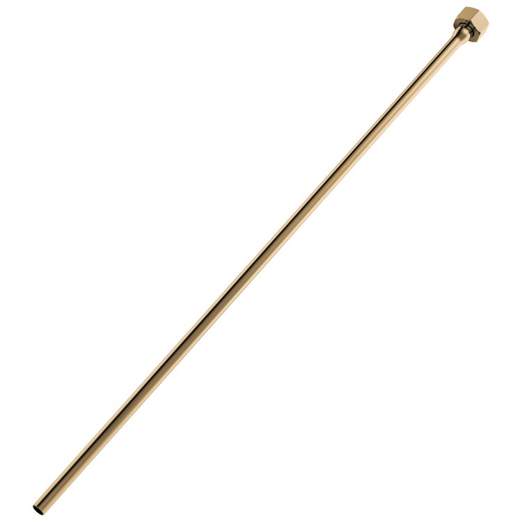 Supply Line Brilliance Polished Gold 20 Inch Metal for Straight or Angle Supply Stops - Image 1