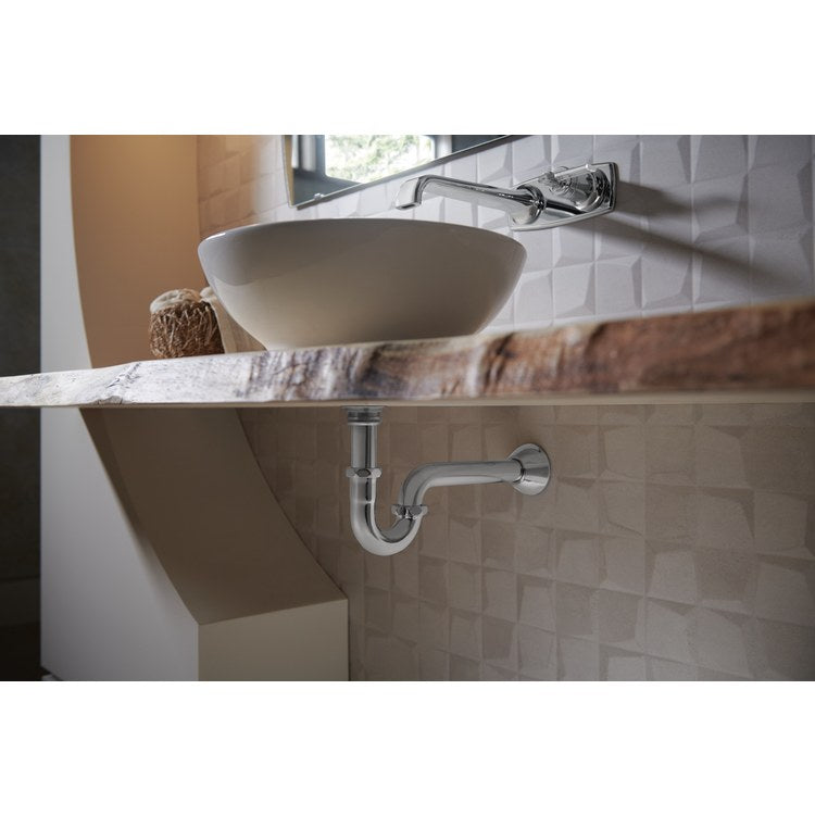 Cover Plate Allaria Wall Mounted Single Handle Polished Chrome Zinc for Escutcheon Plate - Image 2