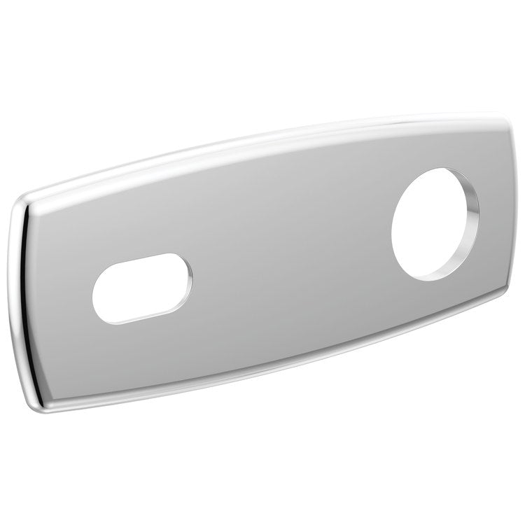 Cover Plate Allaria Wall Mounted Single Handle Polished Chrome Zinc for Escutcheon Plate - Image 1