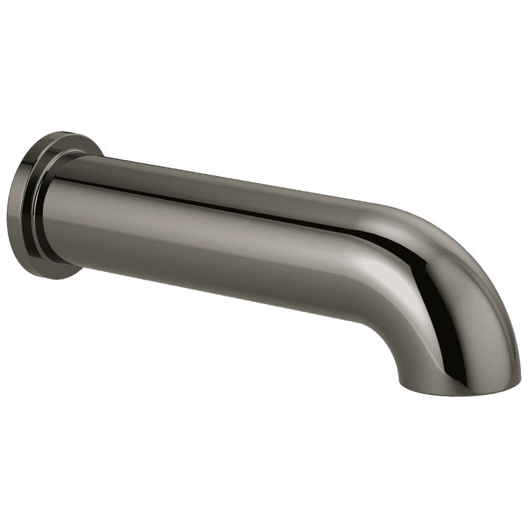 Tub Spout Universal Showering Linear Round Non-Diverter Brilliance Black Onyx 18 Gallons per Minute Brass 1/2 Inch NPT - Image 1