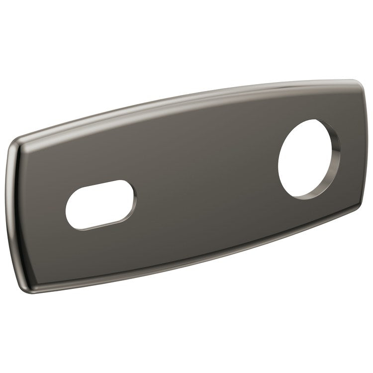 Cover Plate Allaria Wall Mounted Single Handle Brilliance Black Onyx Zinc for Escutcheon Plate - Image 1