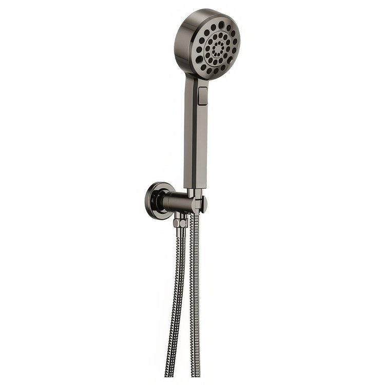 Handshower Set Levoir Brilliance Black Onyx 4 Function WaterSense ADA 1.75 Gallons per Minute 60-82 Inch Hose Wall Mount - Image 1