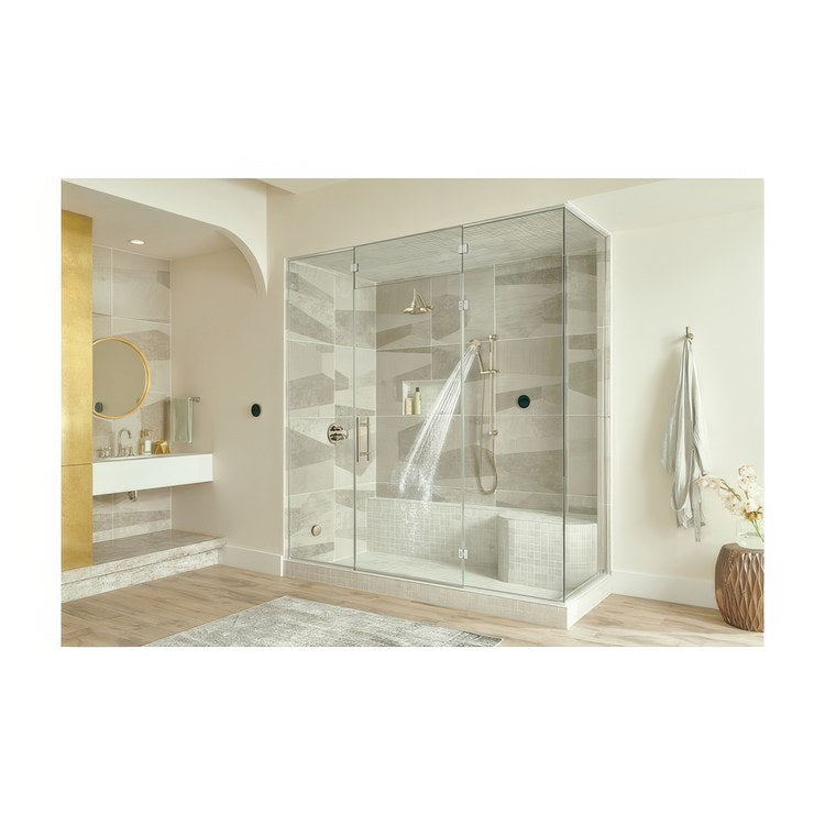 Handshower Set Invari Brilliance Polished Nickel 4 Function WaterSense ADA 1.75 Gallons per Minute 32-3/16 Inch Slide Bar - Image 2