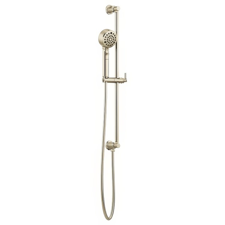 Handshower Set Invari Brilliance Polished Nickel 4 Function WaterSense ADA 1.75 Gallons per Minute 32-3/16 Inch Slide Bar - Image 1